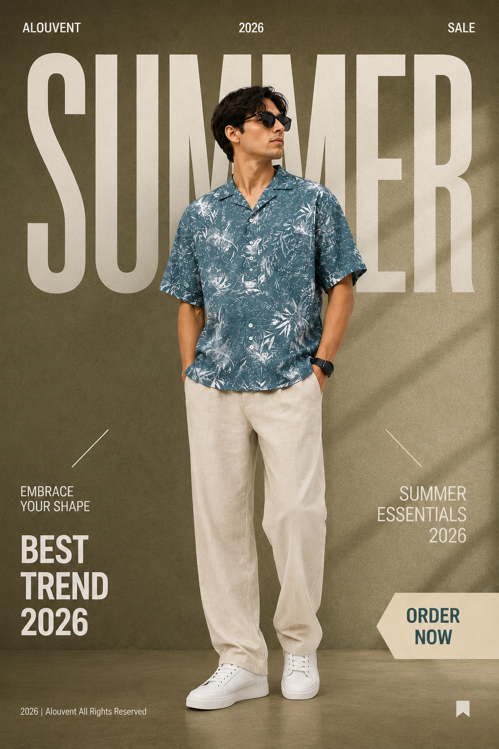 AC Cotton Shirt Slate Blue